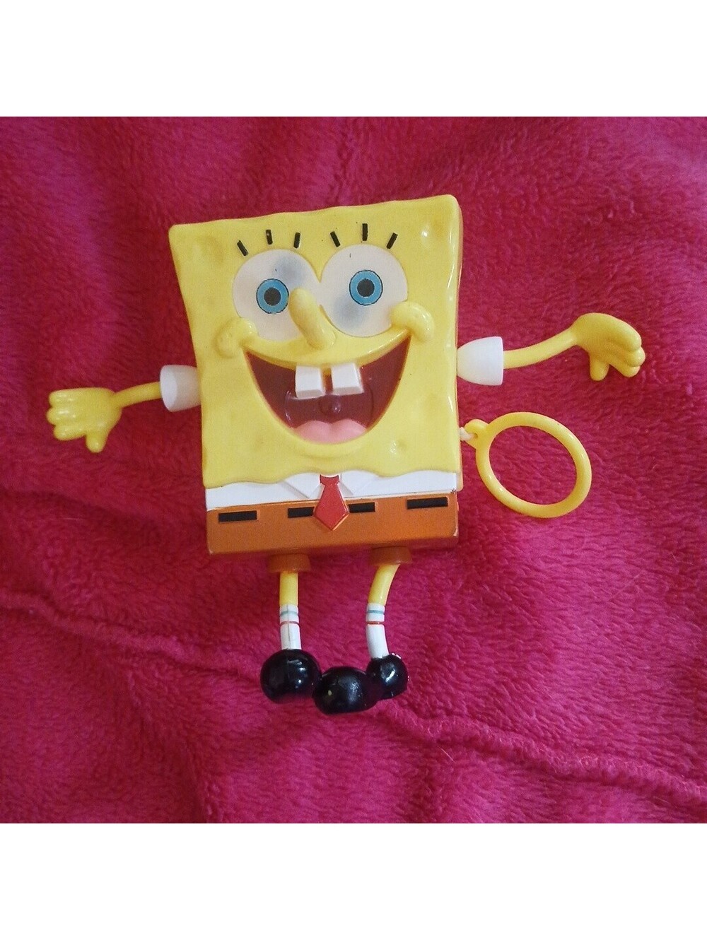 Spongebob Squarepants 4" Pull String Vibrating 2012 Collectible